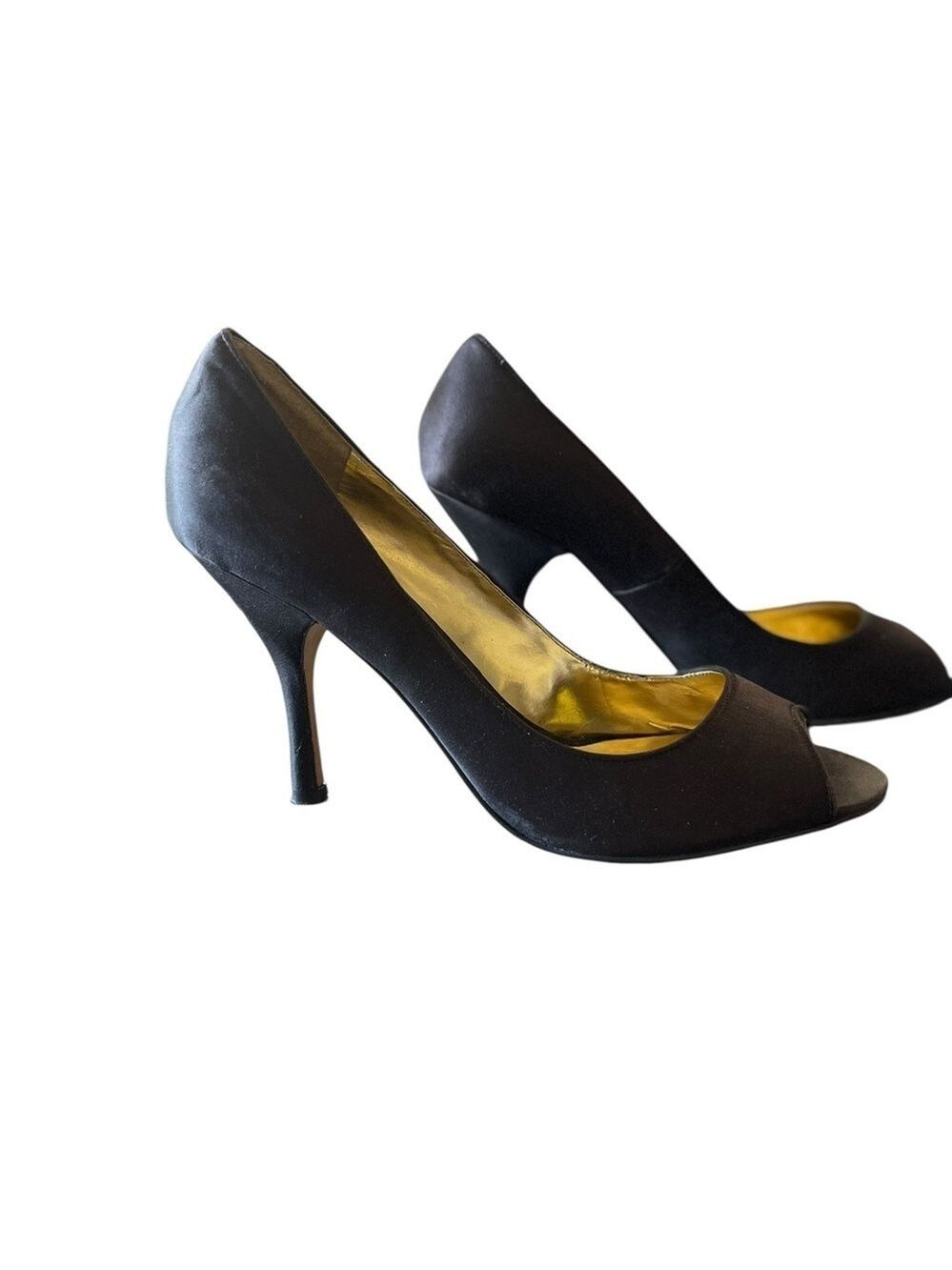Enzo Angiolini Women’s Black Eamaylie Peep Toe Pumps Heels Shoes Size: 9.5M